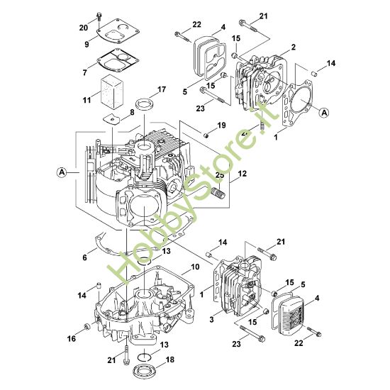 Picture of B - Cilindro FH580V-AS51